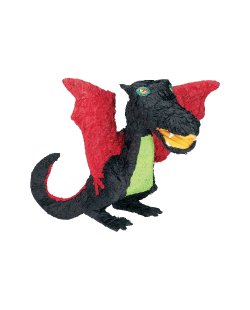 Piñata de Dragon Negro - 56cm de alto 
