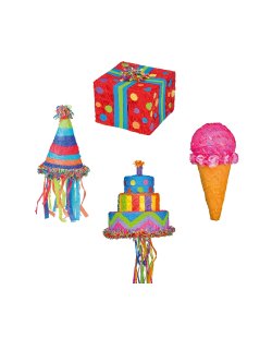 Piñata Regalo Cumpleaños 25X20X24.5cm - LIRAGRAM