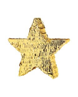 Piñata de Estrella Dorada - 45cm de largo 