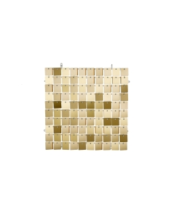 Acc. Fondo Pared Panel 30X30cm Lentejuela Cuadr. Oro Claro ***OFERTA DTO NO ACUMULABLE