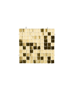 Acc. Fondo Pared Panel 30X30cm Lentejuela Cuadr. Oro Bronce ***OFERTA DTO NO ACUMULABLE