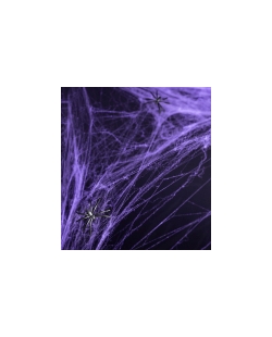 Telaraña Halloween Violeta 60gr ***OFERTA DTO NO ACUMULABLE