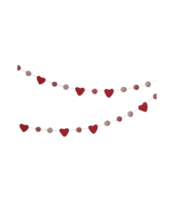 Guirnalda Corazones Fieltro ***OFERTA DTO NO ACUMULABLE