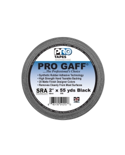 Pro Gaff Cinta De Tela Negra 22.8m x 4.8cm ***OFERTA DTO NO ACUMULABLE