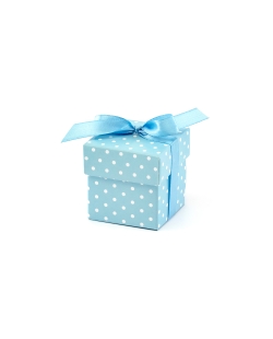 Cajas Puntos Azul Cielo ***OFERTA DTO NO ACUMULABLE