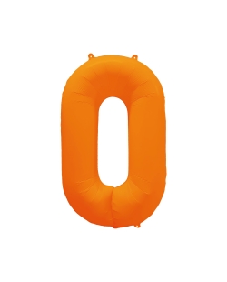 Rm Forma Numero 0 Naranja Neon 86X70cm 
