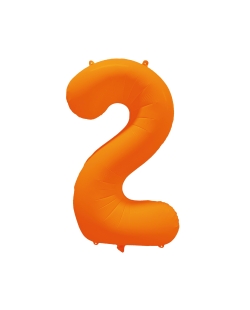 Rm Forma Numero 2 Naranja Neon 86X70cm 