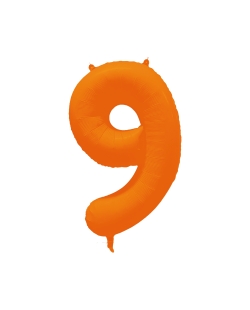 Rm Forma Numero 9 Naranja Neon 86X70cm ***OFERTA DTO NO ACUMULABLE