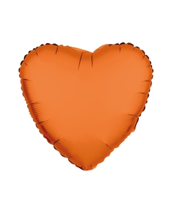 18/43cm Corazon Naranja Neon 