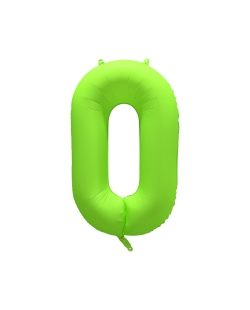 Rm Forma Numero 0 Verde Neon 86X70cm ***OFERTA DTO NO ACUMULABLE