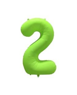 Rm Forma Numero 2 Verde Neon 86X70cm ***OFERTA DTO NO ACUMULABLE