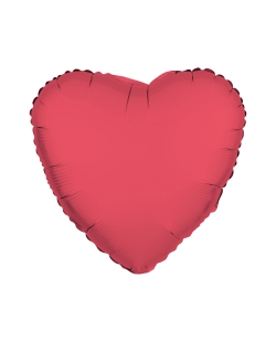 18/43cm Corazon Rojo Neon 