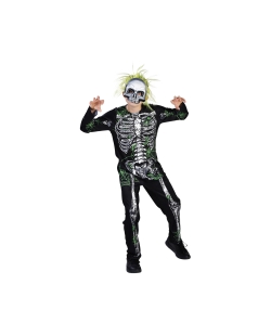 Disfraz Infantil Esqueleto Loco Talla 8-10 Años