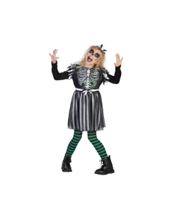 Disfraz Infantil Esqueleto Bonito Talla 6-8 Años