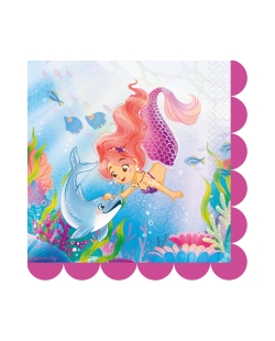 Servilletas 33X33 Oceano Magico