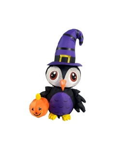 Inflable Buho Con Calabaza