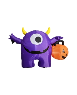 Inflable Monstruo Con Calabaza