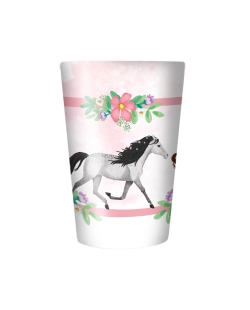 Vasos Plast 430ml Reutilizables Caballos