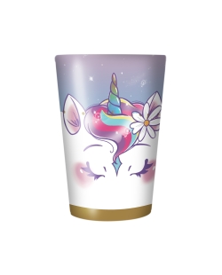 Vasos Plast 430ml Reutilizables Sueños Unicornio