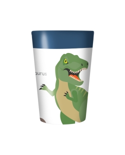Vasos Plast 430ml Reutilizables Dino
