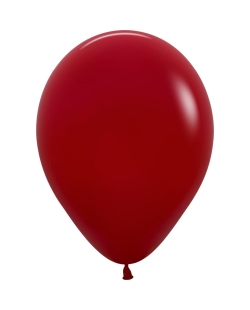 Globo Latex R12 Sempertex Fashion Solido Nuevo Rojo Imperial 30cm En Bolsa De 50 Unidades