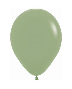 Globo Latex R12 Sempertex Fashion Solido Eucalipto 30cm En Bolsa De 50 Unidades