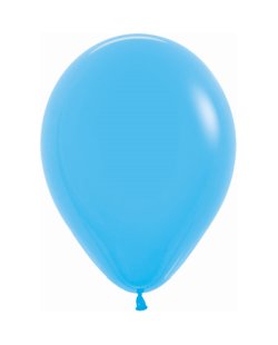 Globo Latex R12 Sempertex Fashion Solido Azul 30cm En Bolsa De 50 Unidades