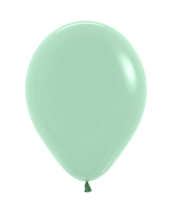 Globo Latex R12 Sempertex Pastel Dusk Te Verde 30cm En Bolsa De 50 Unidades