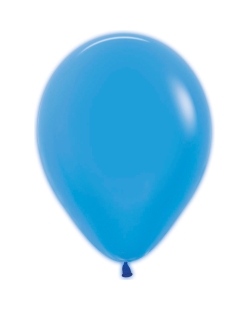 Globo Latex R12 Sempertex Neon Azul 30cm En Bolsa De 12 Unidades