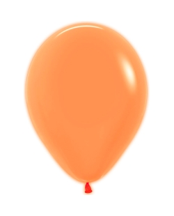Globo Latex R12 Sempertex Neon Naranja 30cm En Bolsa De 50 Unidades