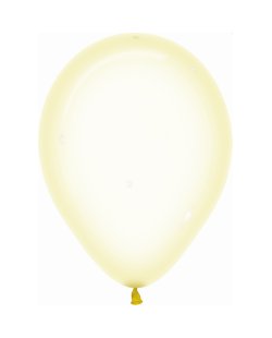 Globo Latex R12 Sempertex Cristal Pastel Amarillo 30cm