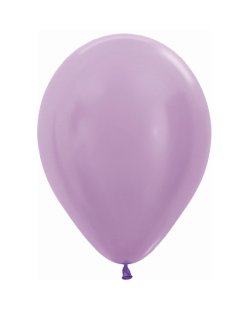 Globo Latex R12 Sempertex Satin Lila 30cm En Bolsa De 50 Unidades