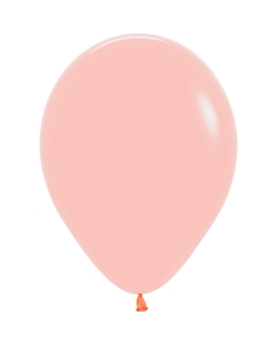 Globo Latex R12 Sempertex Pastel Melon 30cm En Bolsa De 50 Unidades