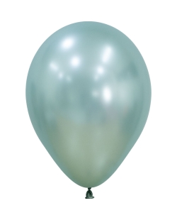 Globo Latex R12 Sempertex Silk Verde Menta 30cm En Bolsa De 50 Unidades