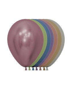 Globo Latex R12 Sempertex Reflex Surtido 30cm En Bolsa De 50 Unidades 909-931-940-951-981