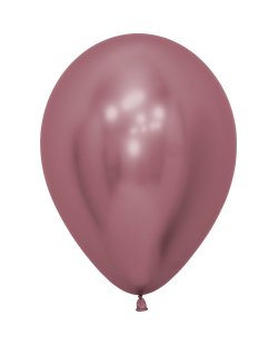 Globo Latex R12 Sempertex Reflex Rosado 30cm En Bolsa De 50 Unidades