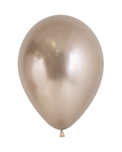 Globo Latex R12 Sempertex Reflex Champagne 30cm En Bolsa De 50 Unidades