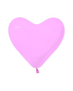Globo Latex R12 Sempertex Forma Corazon Rosado 30cm