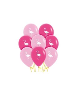 Globo Latex R12 Sempertex Fashion Solido Flamingo 009-012 - 2 Caras 30cm
