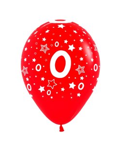 Globo Latex R12 Sempertex Surtido Colores Numero O 30cm