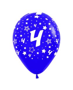 Globo Latex R12 Sempertex Surtido Colores Numero 4 30cm