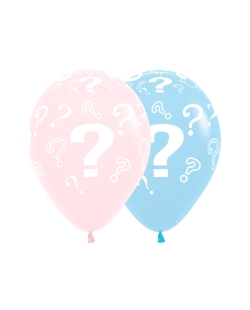 Globo Latex R12 Sempertex Pastel Niño o Niña ? 30cm 609-640