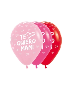 Globo Latex R12 Sempertex Fashion Te Quiero Mama 30cm 009-012-015