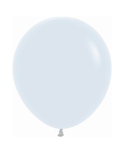 Globo Latex R18 Sempertex Fashion Solido Blanco 45cm En Bolsa De 15 Unidades