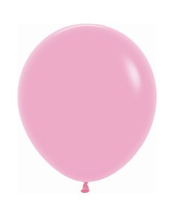 Globo Latex R18 Sempertex Fashion Solido Rosado 45cm En Bolsa De 15 Unidades