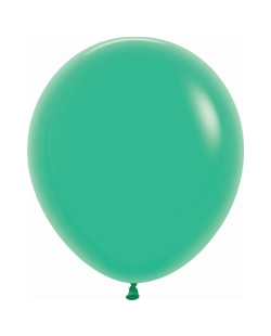 Globo Latex R18 Sempertex Fashion Solido Verde 45cm En Bolsa De 15 Unidades