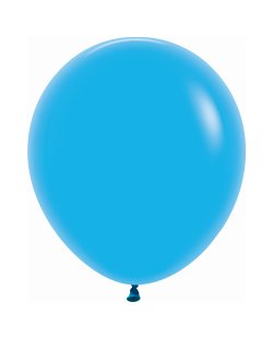 Globo Latex R18 Sempertex Fashion Solido Azul 45cm En Bolsa De 15 Unidades