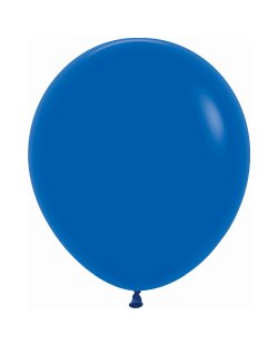 Globo Latex R18 Sempertex Fashion Solido Azul Rey 45cm En Bolsa De 15 Unidades