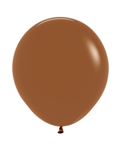 Globo Latex R18 Sempertex Fashion Solido Cafe 45cm En Bolsa De 15 Unidades