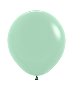 Globo Latex R18 Sempertex Pastel Dusk Te Verde 45cm En Bolsa De 15 Unidades